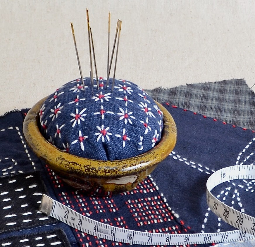 sashiko Japanese pin bowl