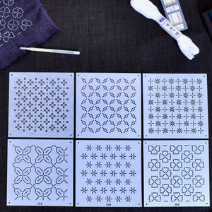 Stencils for Sashiko and Boro Stitching