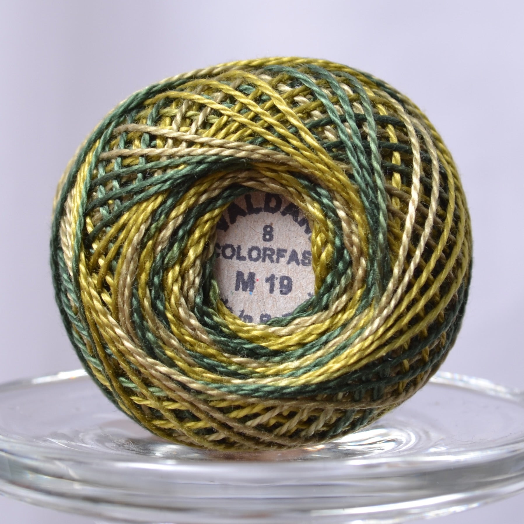 Valdani Variegated Hand Dyed Perle Cotton Thread, Olives