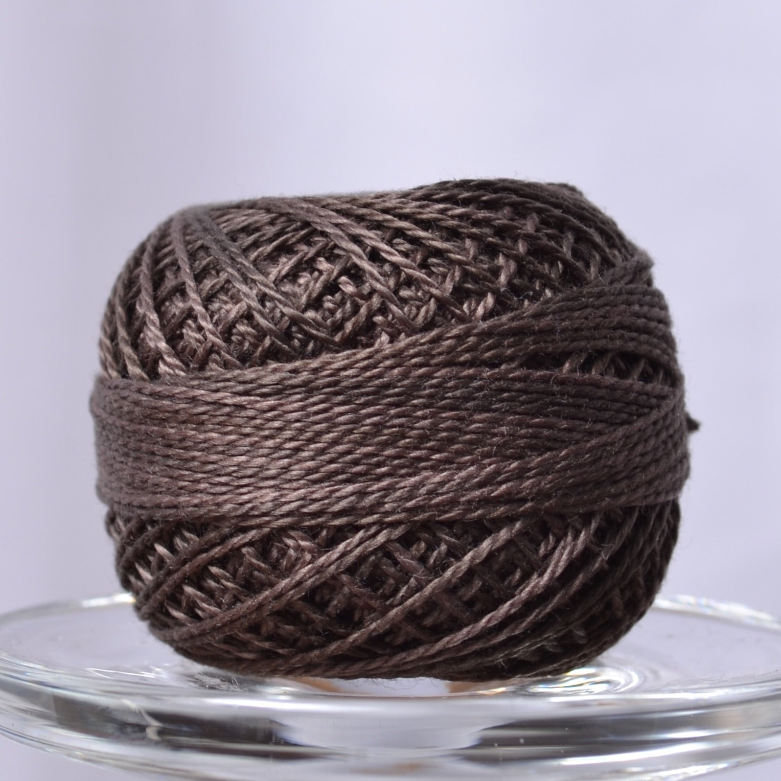 Valdani Hand Dyed Perle Cotton Thread, Faded Brown