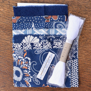 Natural Indigo Dye Fabric kit for Mending Jeans