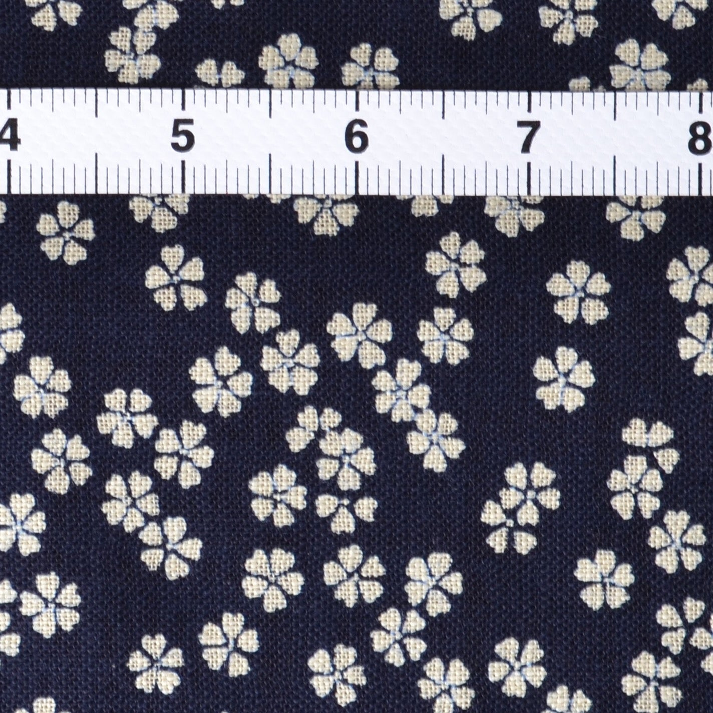 Japanese Wagara Fabric, Small Blossoms