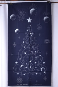 Elegant Christmas ready to stitch sashiko panel