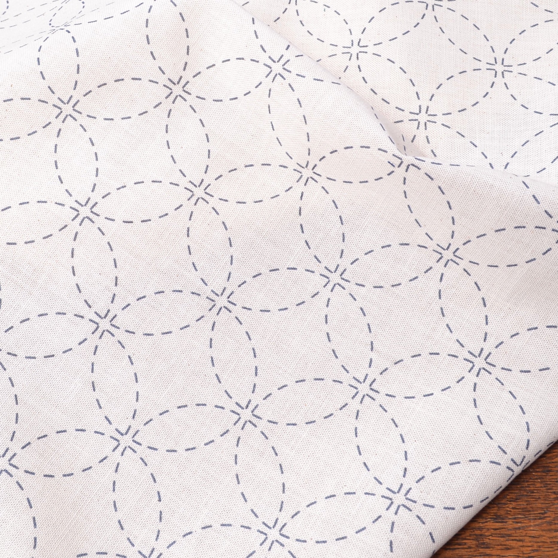 High Quality Cotton Linen Sashiko Fabric Embroidery Fabric Medium Thicken  For DIY Sashiko Project