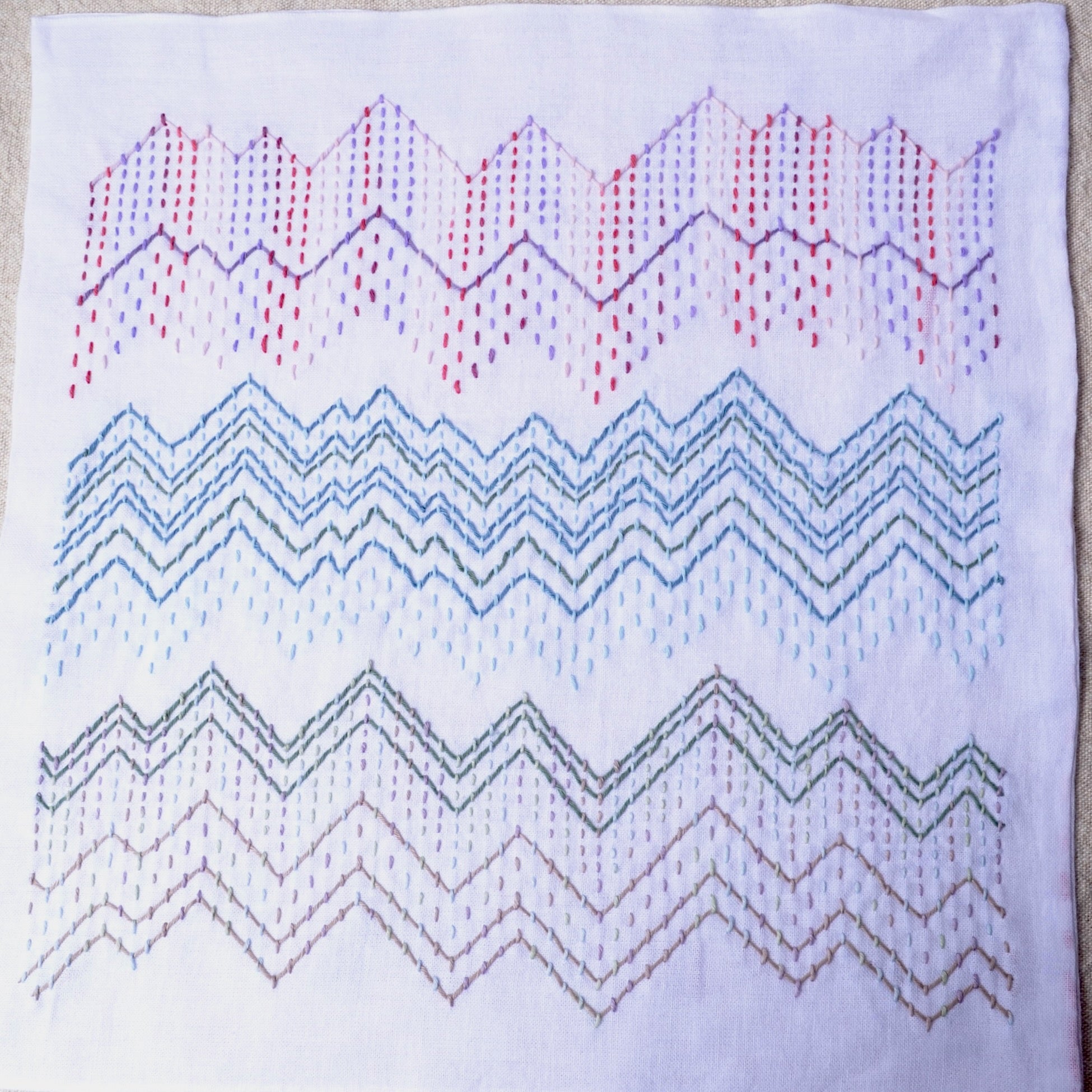 Summer Sashiko Sampler Peaks