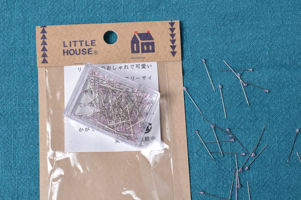 Little House Applique Pins Clear Pink Heads – Stitchin' Post