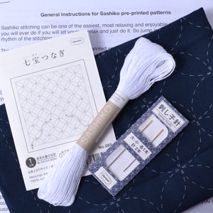 Sashiko Grab & Go Kit:  Shippo (Seven Treasures)