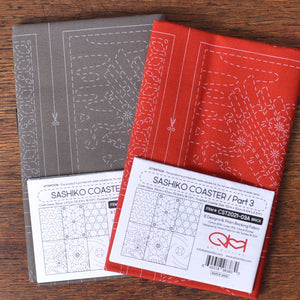 Sashiko Summer Grab & Go Kit: Coasters #3