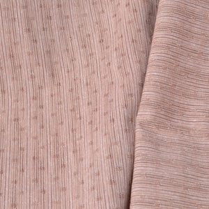 Taupe Pink-brown yarn dyed sewing fabric