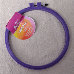 Embroidery Hoop with "Grip-Lip", Purple