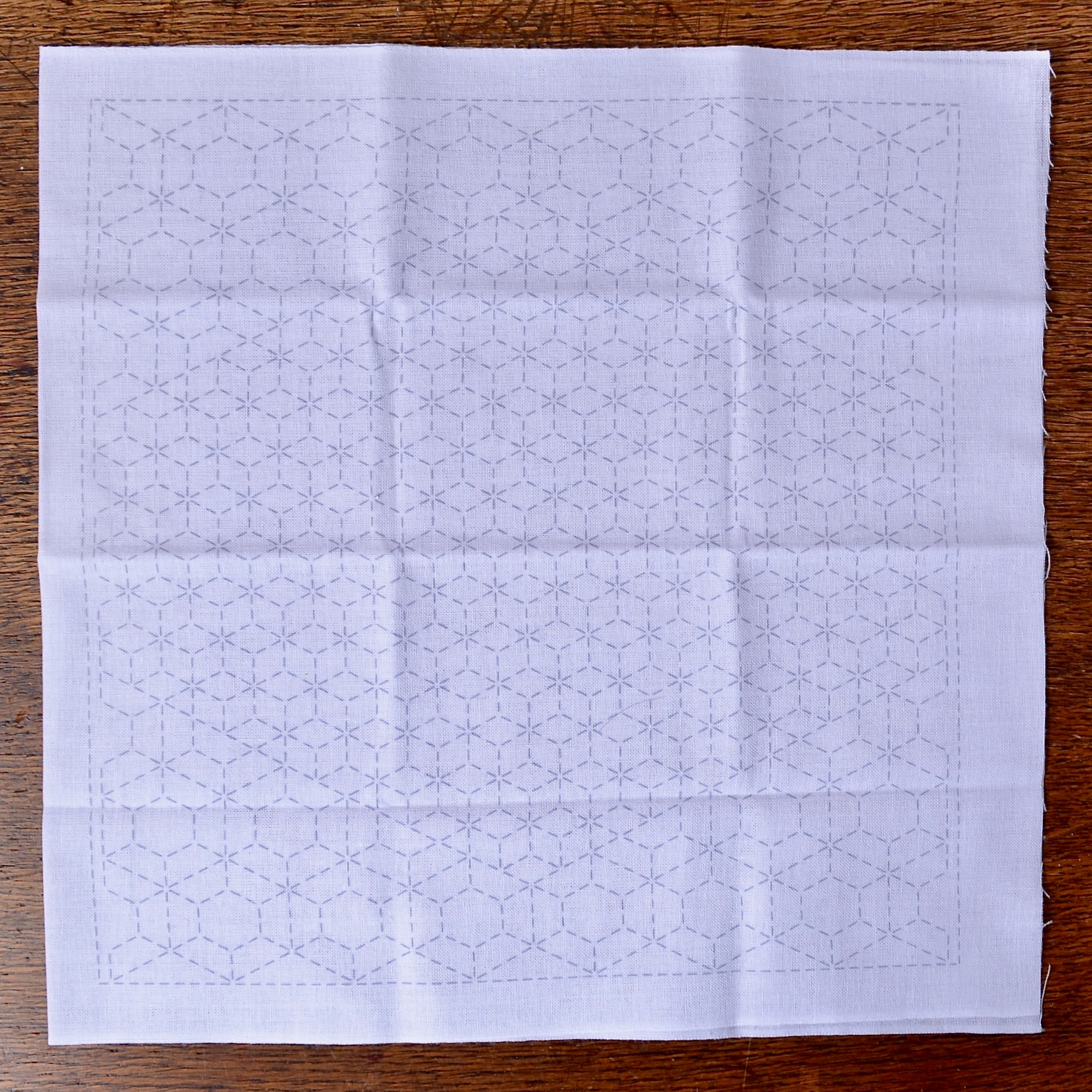 Sashiko Sampler "Ararekikko" (White)