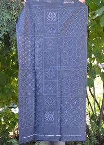 preprinted sashiko panel