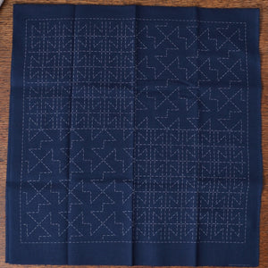 Sashiko Sampler "Yamaji" (Navy)