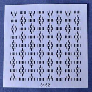 Sashiko & Mending Stencil S152