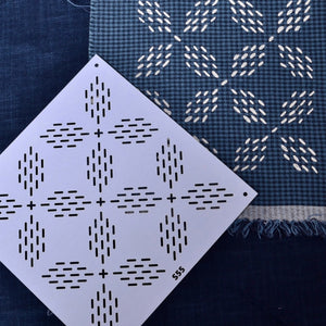 sashiko and mending stencil