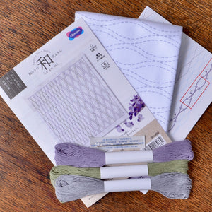 Nagome Sashiko Sampler "Tatewaku" (Full Kit)