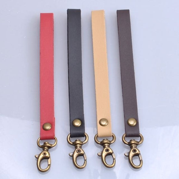 1pc 20cm Leather Wristlet Wrist Bag Strap Replacement Y8H3 