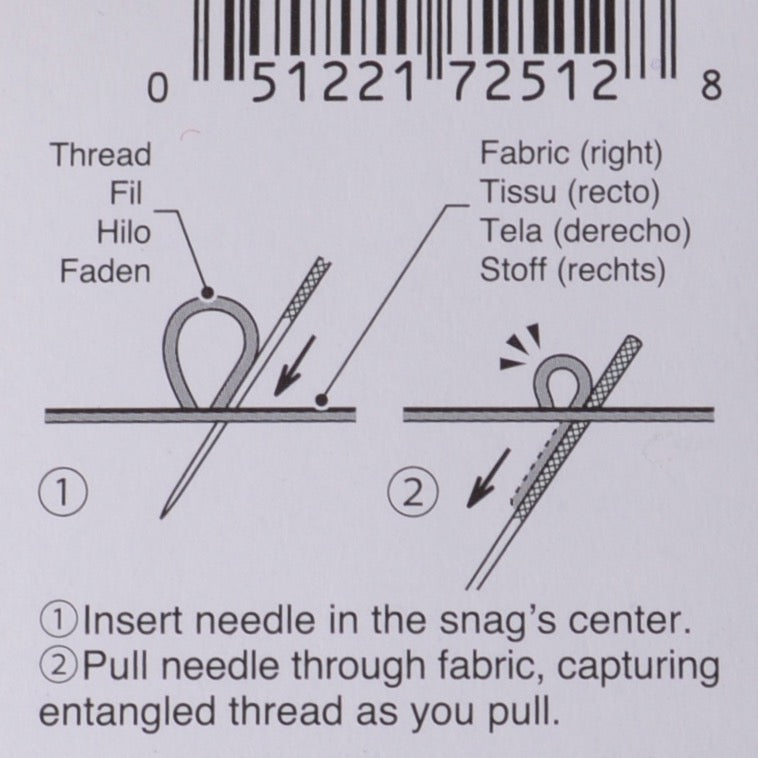 Clover Snag Repair Needles - 2 Pack