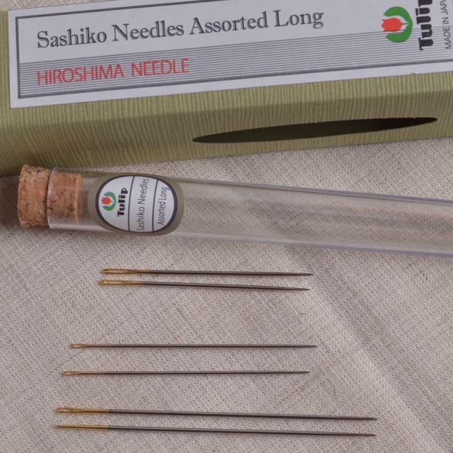 Tulip Hiroshima Sashiko Needle Set (Long)