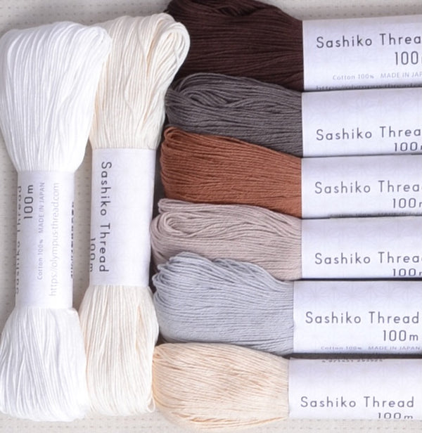 Sashiko Thread, 100 Meter Skein, #126 - A Threaded Needle