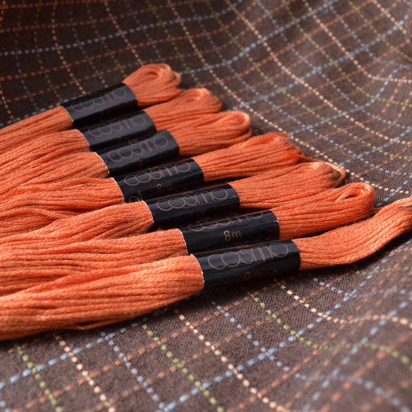 Embroidery Thread  DMC Embroidery Floss Cotton 6-Strand Orange Shades
